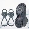 1pair Outdoor Five-tooth Crampons; Non-slip and Anti-fall Shoe Cover For Cycling, Mountaineering; Protective Equipment