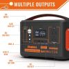 (600W) Portable Power Station - Solar Generator Backup Power with AC/DC/ PD - Wireless Charger / Flashlight