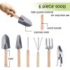 Garden Tools Set with Detachable Tool Kit for Outdoor Gardening Tasks