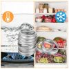 24 Piece Regular Mouth Canning Jar Metal Rings Split-Type Jar Bands Replacement