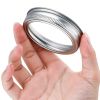 24 Piece Regular Mouth Canning Jar Metal Rings Split-Type Jar Bands Replacement