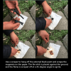 Survival Fire Steel, Flint Striker, Steel Scraper, Outdoor Emergency Survival Tool for Travelling Camping Hiking (Butterfly)