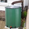 50 Gallon Folding Rain Barrel Water Collector (Green)