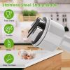 Manual Food Chopper Vegetable Chopper - Dicer, Garlic Mincer, Onion Cutter, Salad Press Chopper, Hand Nut Chopper