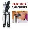 Handheld Manual Can Opener With Sharp, Cutting Wheel Blade / Lid Cap Openers