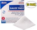 100% Cotton Woven Gauze Pads 3" x 3"  // Pack of 10