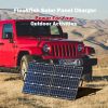 (50W) 18V Portable Solar Panel, Flashfish Foldable Solar Charger