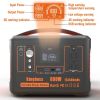 (600W) Portable Power Station - Solar Generator Backup Power with AC/DC/ PD - Wireless Charger / Flashlight