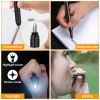 11-in-1 Tactical Pen Gear Set Multi-tool Survival Pen Set Cool Gadget Gift for Men EDC Glass Breaker LED Flashlight Ballpoint Pen Whistle Ink Refills
