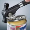 Stainless Steel Can Opener - Multifunctional Kitchen Gadget for Effortless Opening of Cans, Smooth Edge Safety Can Opener, Ergonomic Soft Grips Handle