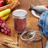 24 Piece Regular Mouth Canning Jar Metal Rings Split-Type Jar Bands Replacement