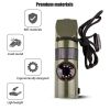 7-in-1 Multifunctional Survival Whistle With LED Light; Compass; Thermometer; Magnifying Glass; Mirror