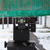 45 Degree Offset Rear & Front Flip Up Fiber Optics Aluminum Sights with Red Green Dots Fits Picatinny Weaver Rail
