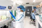 XL - Extra Large Size - Disposable Isolation Gowns. Pack of 5 - White PPE Lab Coats
