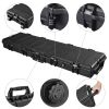 53" Rifle Gun Case Hard Long Gun Case Portable Gun Cases for Rifles Waterproof Impact Resistance with TSA Padlock & Valve