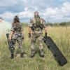 53" Rifle Gun Case Hard Long Gun Case Portable Gun Cases for Rifles Waterproof Impact Resistance with TSA Padlock & Valve