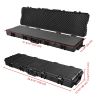 53" Rifle Gun Case Hard Long Gun Case Portable Gun Cases for Rifles Waterproof Impact Resistance with TSA Padlock & Valve