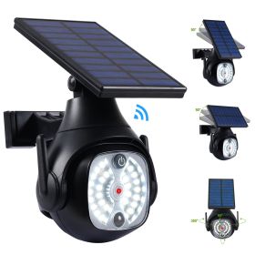 Outdoor Security Motion / Human Detection Sensing Solar Light. No Wiring. Gives Appearance of "Fake Camera" for added Deterrence