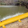 VEVOR Flood Barrier, 12 ft Length x 12 in Height Sandbag Alternative, Water Barrier for Flooding with Great Waterproof Effect
