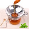 Canning Funnel Stainless Steel Wide Mouth Canning Funnel Hopper Filter Leak Wide-Mouth Can for Oil Wine Kitchen Cooking Tools