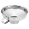 Canning Funnel Stainless Steel Wide Mouth Canning Funnel Hopper Filter Leak Wide-Mouth Can for Oil Wine Kitchen Cooking Tools
