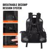VEVOR Tactical Range Backpack for 6 Pistols - Gun Backpack - Black
