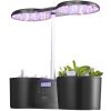VEVOR Hydroponics Growing System, 12 Pods Indoor Growing System, Indoor Herb Garden with Full-Spectrum LED Grow Light