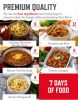 READYWISE - Entrée Grab & Go Bucket, 60 Servings, Emergency, MRE, Freeze Dried Survival Food or Hiking & Camping Essentials
