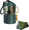 Emergency Foil Ivy Sack | Camouflage Emergency Sleeping Bags Waterproof Thermal Emergency Blanket Bivy Sack for Outdoor Camping Hiking Camouflage