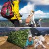 Emergency Foil Ivy Sack | Camouflage Emergency Sleeping Bags Waterproof Thermal Emergency Blanket Bivy Sack for Outdoor Camping Hiking Camouflage