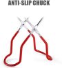 Canning Jar Lifter with Rubber Grips, Long Handle Canning Wide-Mouth Gripper Clamp Canned Clip for Kitchen Restaurant