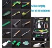 18 Piece Garden Tools Set For Gardening, Tools For Digging, Gardening Hand Tools Set With Carrying Case