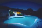 Solar-Powered Motion-Activated Security Floodlight with 20 SMT LEDs - Black