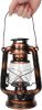Lot of 4 - Hurricane Kerosene Oil Lantern Emergency Hanging Light Lamp - Brass - 8 Inch
