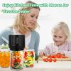 Electric Mason Jar Vacuum Sealer - BINZET Mason Jar Vacuum Sealing Kit For Food Storage, Compatible Wide & Regular Mouth Mason Lids- Canning Jar Mason
