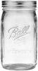 Ball Canning Wide Mouth Quart (32 ounces) With Lids and Bands - (Case Of 1) - 12 Count