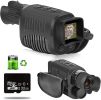1080p Full HD Vabsce True Infrared Night Vision Monocular; Goggles For Seeing In Complete Darkness Long Distance For Hunting; Camping; Travel; Surveil
