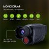 1080p Full HD Vabsce True Infrared Night Vision Monocular; Goggles For Seeing In Complete Darkness Long Distance For Hunting; Camping; Travel; Surveil