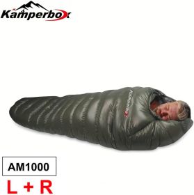 Kamperbox Cold Temperature Winter Sleeping Bag, Down Sleeping Bag, Winter Camping Sleeping Bag