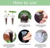 120Pcs Seed Pod Kit Hydroponic Garden Growing Containers Grow Anything Kit with 30Pcs Baskets 30Pcs Lids 30Pcs Sponged 30Pcs Stickers