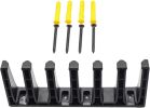 Premium ABS 6-Round Magazine Wall Rack for Hunting and Home Ammo Storage