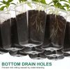 10Pcs Seed Starter Tray Kit Reusable Overall 120 Cells Seeding Propagator Station, Greenhouse Growing Germination Tray with Humidity Dome