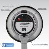 Pyle Battery-Operated Compact and Portable Megaphone Speaker with Siren Alarm Mode (Silver)