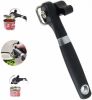 Stainless Steel Can Opener - Multifunctional Kitchen Gadget for Effortless Opening of Cans, Smooth Edge Safety Can Opener, Ergonomic Soft Grips Handle