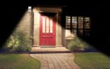 Solar-Powered LED Security Spotlight