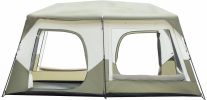 10 Person Camping Tent Setup in 60 Seconds with Rainfly & Windproof Tent with Carry Bag for Family Camping & Hiking
