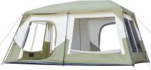 10 Person Camping Tent Setup in 60 Seconds with Rainfly & Windproof Tent with Carry Bag for Family Camping & Hiking
