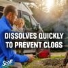 Scott Rapid-Dissolving Toilet Paper for RV's & Boats, 8 Double Toilet Paper Rolls