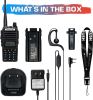 BaoFeng UV-82 Walkie Talkie Dual Band Two-Way Radio 136-174MHz VHF & 400-520MHz UHF