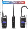 BaoFeng UV-82 Walkie Talkie Dual Band Two-Way Radio 136-174MHz VHF & 400-520MHz UHF